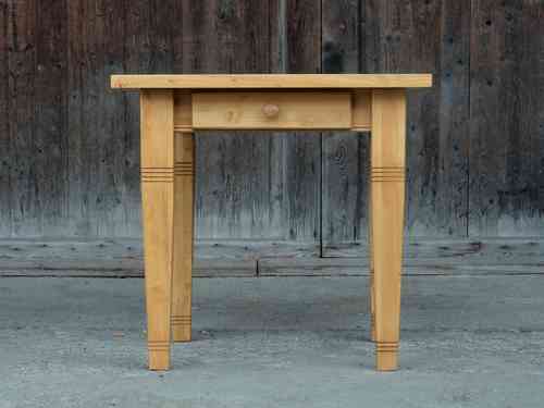 Kti80q Esstisch Tisch Massivholz Fichte 80 x 80 cm Nachbau